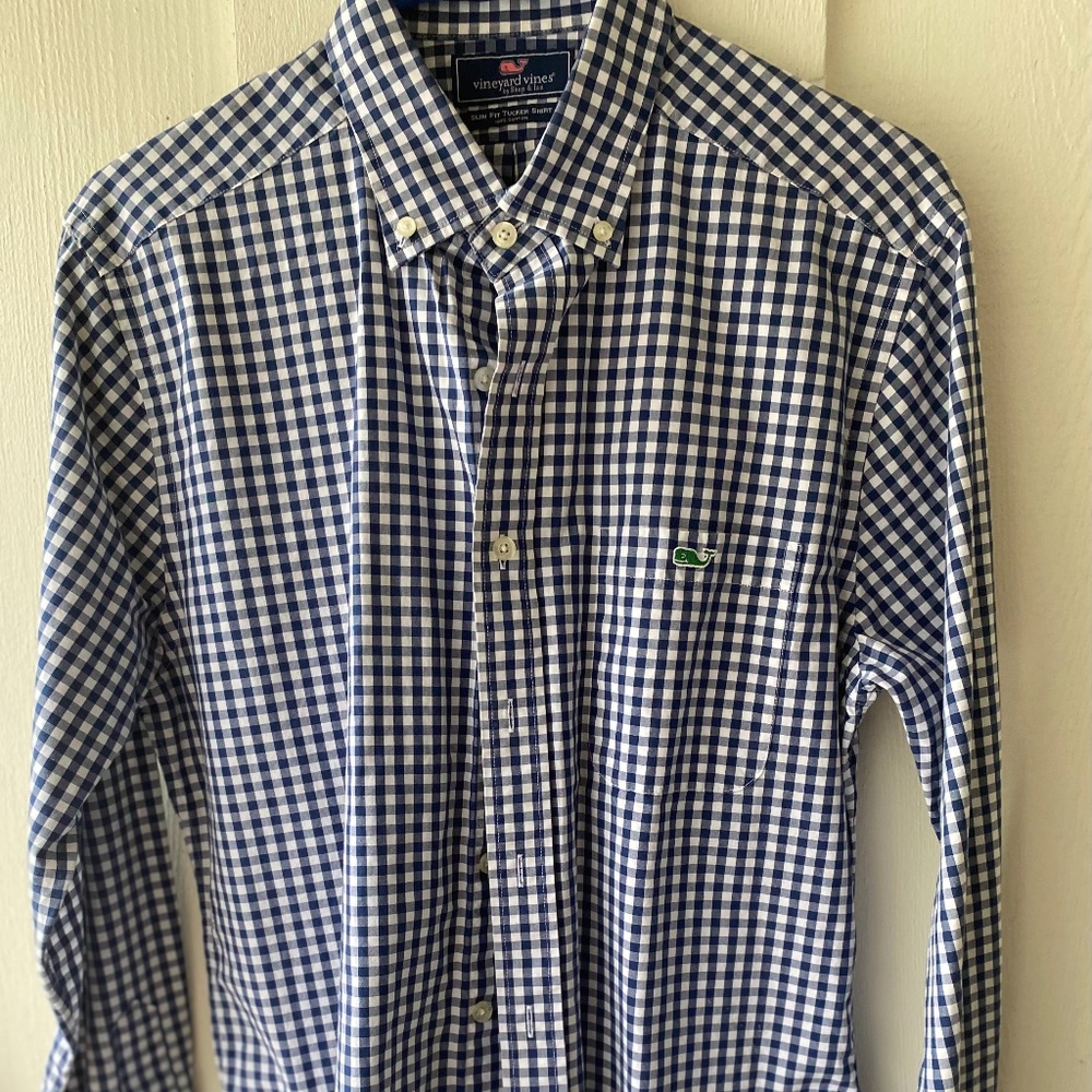 Vineyard Vines slim fit Tucker long sleeve button down shirt